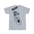 Miniatyrbillede 1 af 5: Disney Princess Girls Cinderella Glitter Cotton T-Shirt