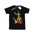 Miniatyrbilde 1 av 3: Disney Womens/Ladies Pluto Christmas Reindeer Cotton Boyfriend T-Shirt