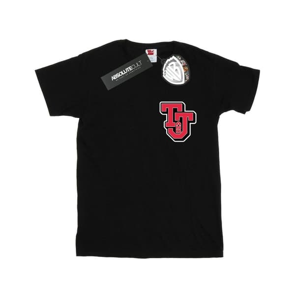 Tom And Jerry Girls Collegiate Logo Cotton T-Shirt