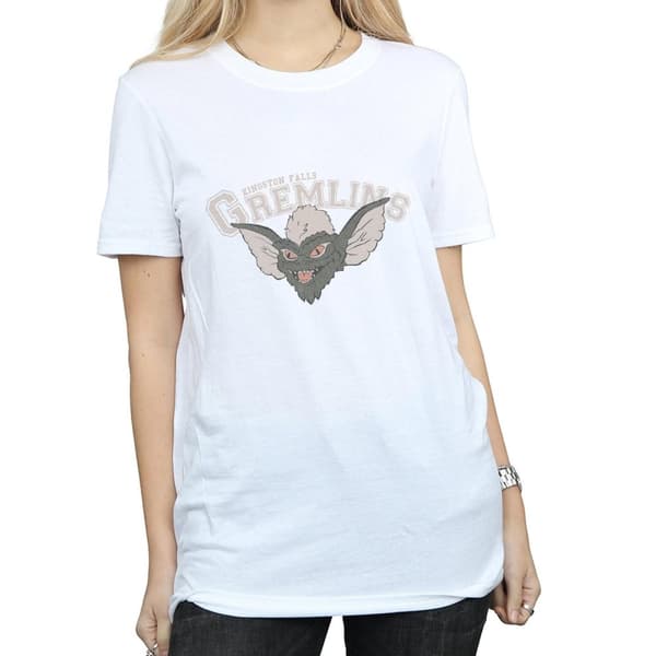 Gremlins Womens/Ladies Kingston Falls Sport Cotton Boyfriend T-Shirt