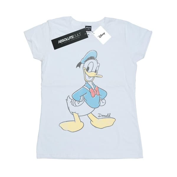 Disney Womens/Ladies Donald Duck Classic Cotton T-Shirt