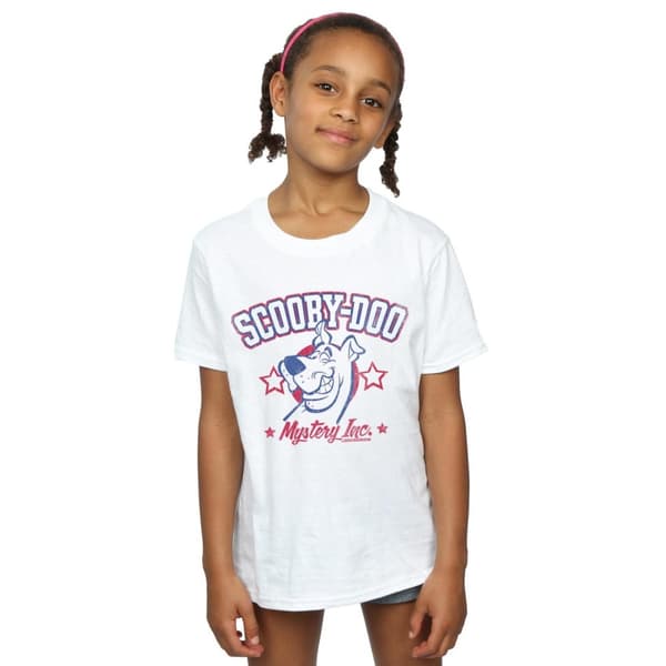 Scooby Doo Girls Collegiate Mystery Inc Cotton T-Shirt