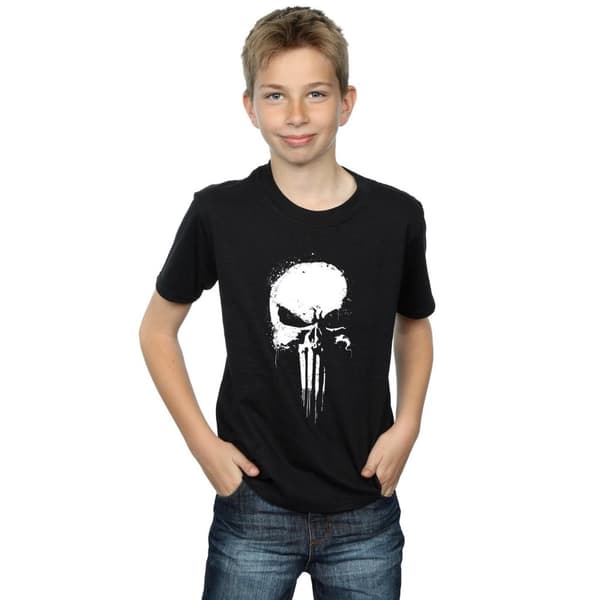 Marvel Pojkar - The Punisher T-shirt med sprayad dödskalle