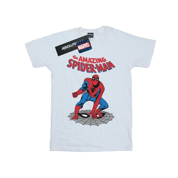 Marvel Dam/Tjej The Amazing Spider-Man Boyfriend-T-shirt i bomull