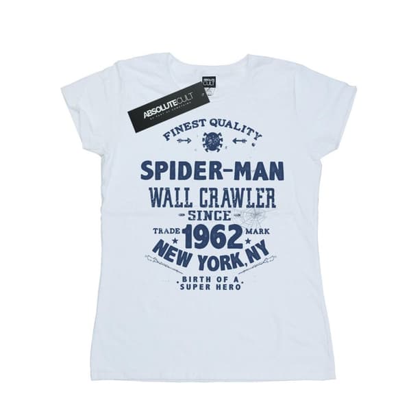 Marvel Womens/Ladies Spider-Man Finest Quality Cotton T-Shirt