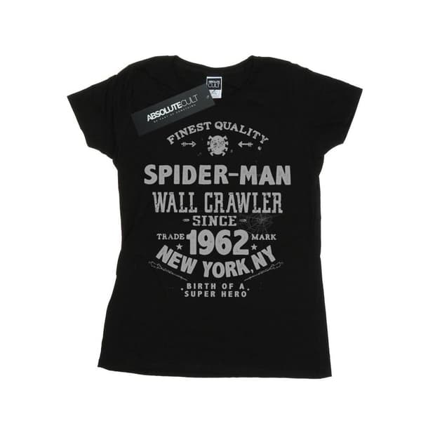 Marvel Womens/Ladies Spider-Man Finest Quality Cotton T-Shirt