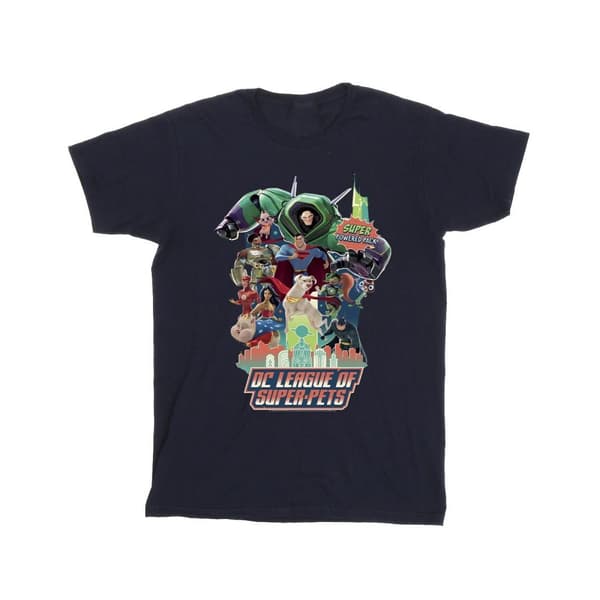 DC Comics Pojkar DC Comics DC League Of Super-Pets Super Powered Pack T-shirt