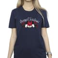 Pikkukuva 3 / 4: Disney Womens/Ladies Minnie Mouse Christmas Holly Cotton Boyfriend T-Shirt