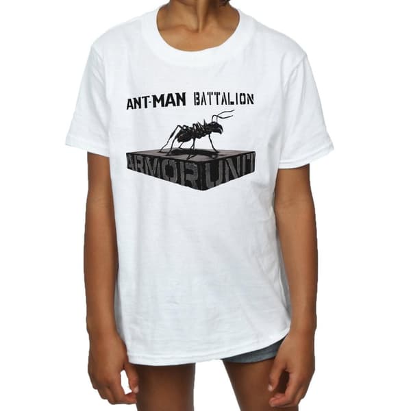 Marvel Girls Ant-Man Batallion Cotton T-Shirt
