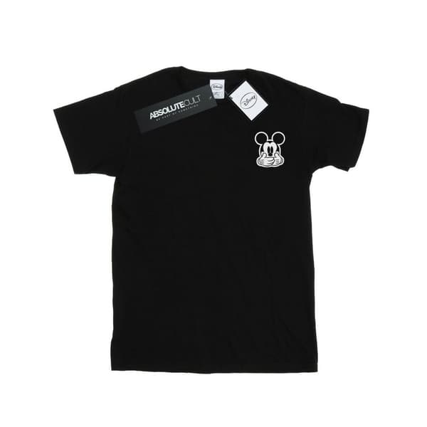 Disney Mens Mickey Mouse Dont Speak Breast Print T-Shirt