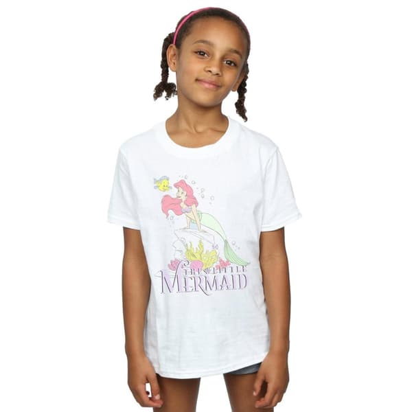 Disney Den lilla sjöjungfrun Faded Nostalgia T-shirt i bomull för flickor