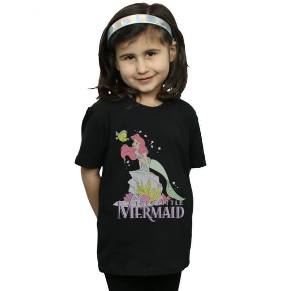 Disney Den lilla sjöjungfrun Faded Nostalgia T-shirt i bomull för flickor