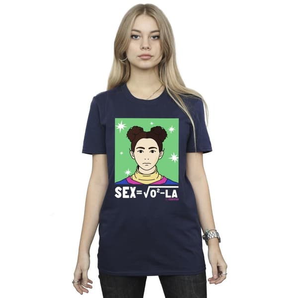 Netflix Womens/Ladies Sex Education Ola Sex Equation Cotton Boyfriend T-Shirt