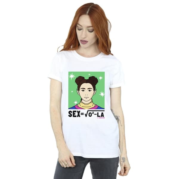 Netflix Womens/Ladies Sex Education Ola Sex Equation Cotton Boyfriend T-Shirt