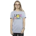Miniatyrbillede 2 af 4: Disney Womens/Ladies The Lion King Pattern Logo Cotton Boyfriend T-Shirt