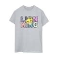 Miniatyrbillede 1 af 4: Disney Womens/Ladies The Lion King Pattern Logo Cotton Boyfriend T-Shirt