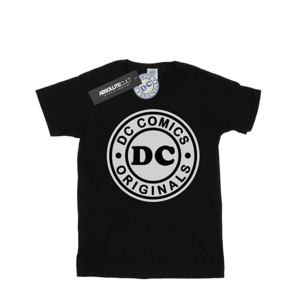 DC Comics Dam/Tjej - DC Originals - Pojkvänströja i bomull med logotyp