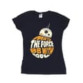 Pikkukuva 1 / 4: Star Wars Womens/Ladies May The Force BB8 Cotton T-Shirt