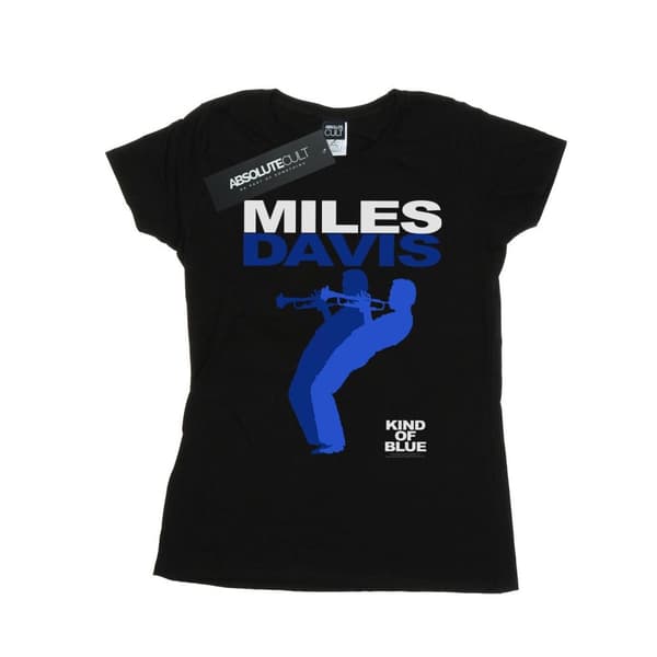 Miles Davis T-shirt i bomull - dam/dam Kind Of Blue