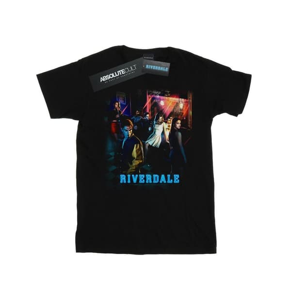 Riverdale Dam/Lady Diner Booth Boyfriend-T-shirt i bomull