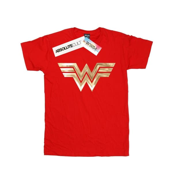 DC Comics Wonder Woman 84 T-shirt med guldemblem för pojkar