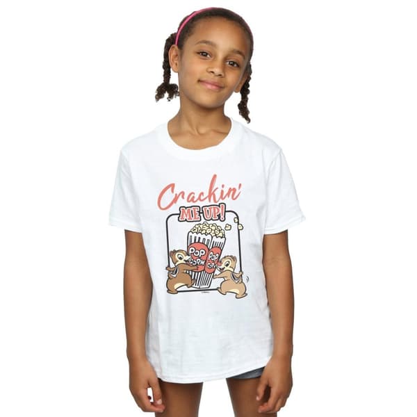Disney Girls Chip N Dale Crackin Me Up Cotton T-Shirt