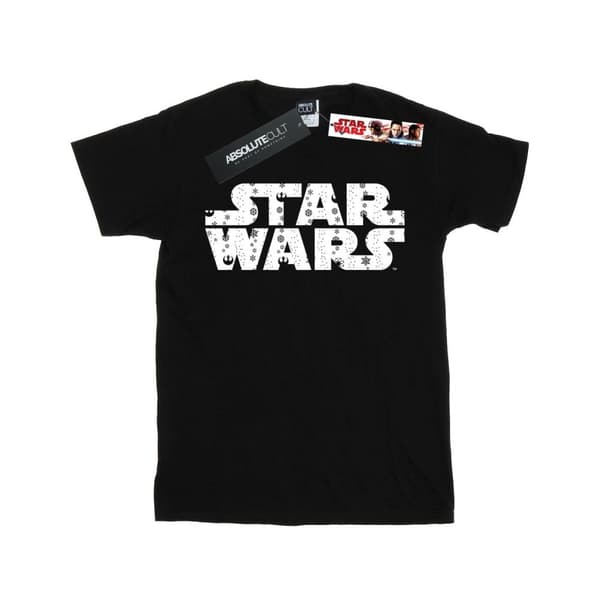 Star Wars T-shirt i bomull med jullogo för flickor