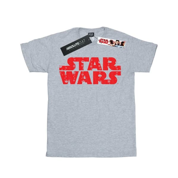 Star Wars T-shirt i bomull med jullogo för flickor