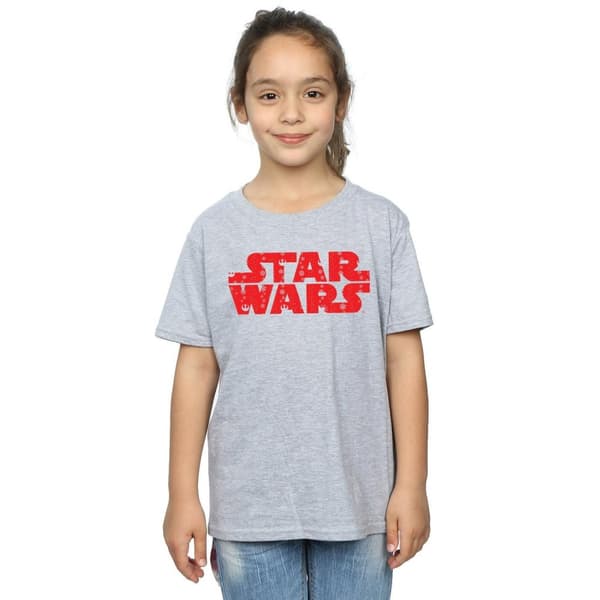Star Wars T-shirt i bomull med jullogo för flickor