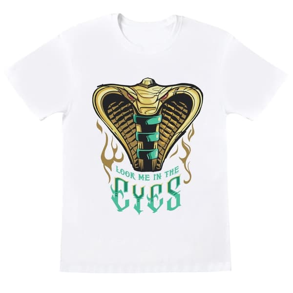Disney Mens Aladdin Movie Jafar Snake Eyes T-Shirt