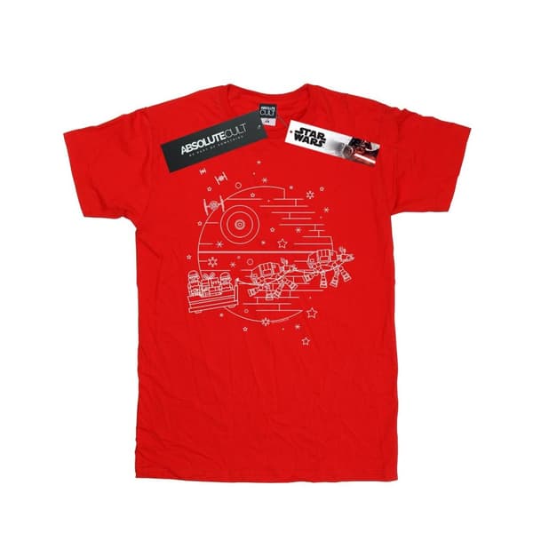 Star Wars Girls Death Star Sleigh Cotton T-Shirt