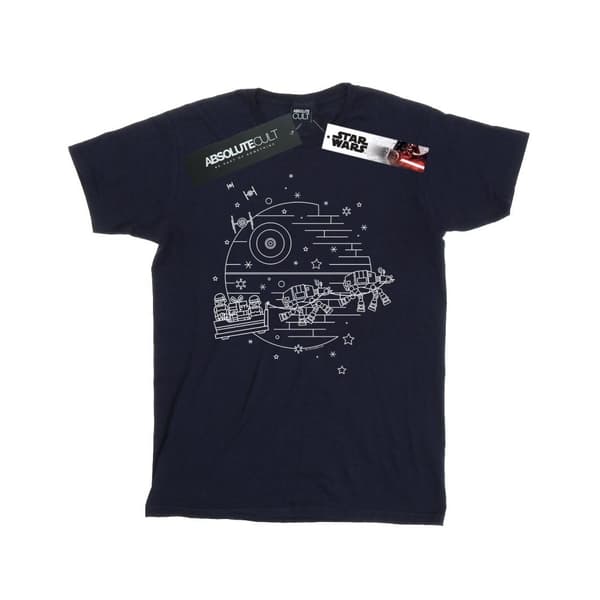 Star Wars Girls Death Star Sleigh Cotton T-Shirt