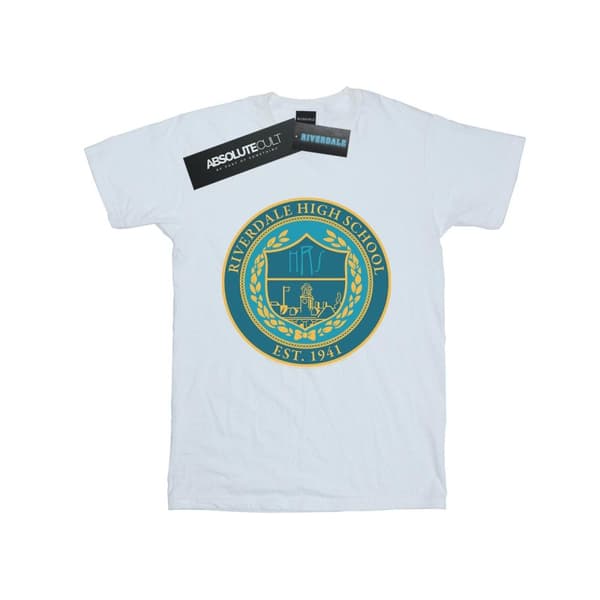 Riverdale Womens/Ladies High School Crest Cotton Boyfriend T-Shirt