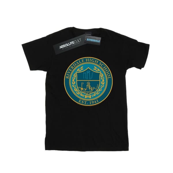 Riverdale Womens/Ladies High School Crest Cotton Boyfriend T-Shirt