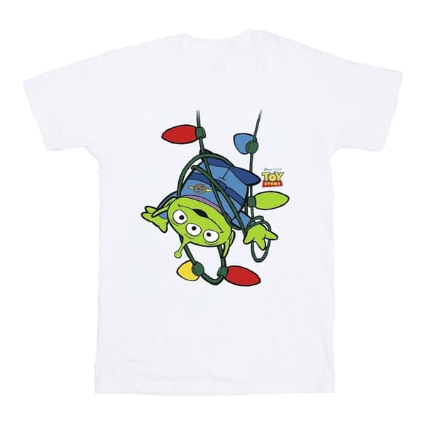 Disney T-shirt i bomull med julbelysning och utomjordingar från Toy Story