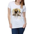 Miniatyrbild 3 av 5: Star Wars Dam/Tjej The Last Jedi Porgs T-shirt i borstad bomull