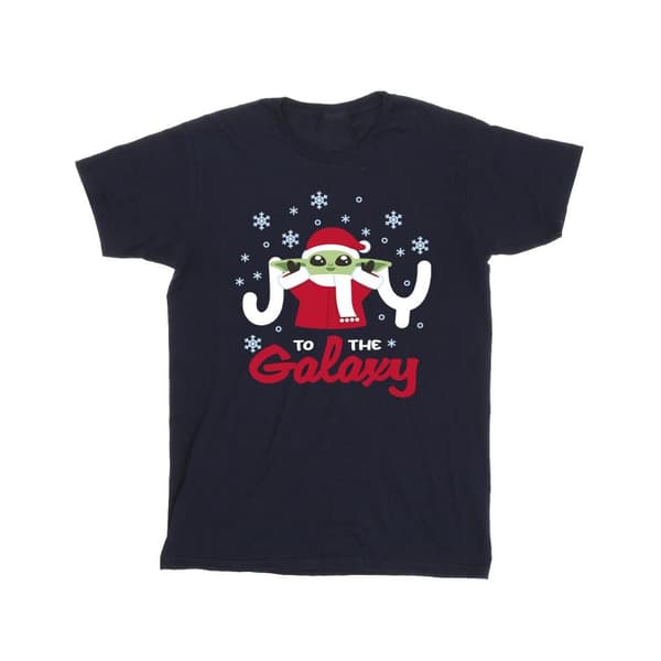 Star Wars Girls The Mandalorian Joy To The Galaxy Cotton T-Shirt
