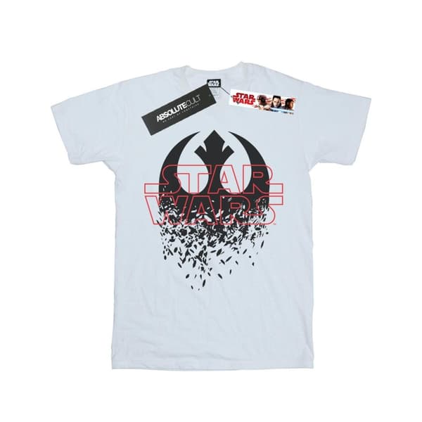 Star Wars Girls The Last Jedi Shattered Emblem Cotton T-Shirt