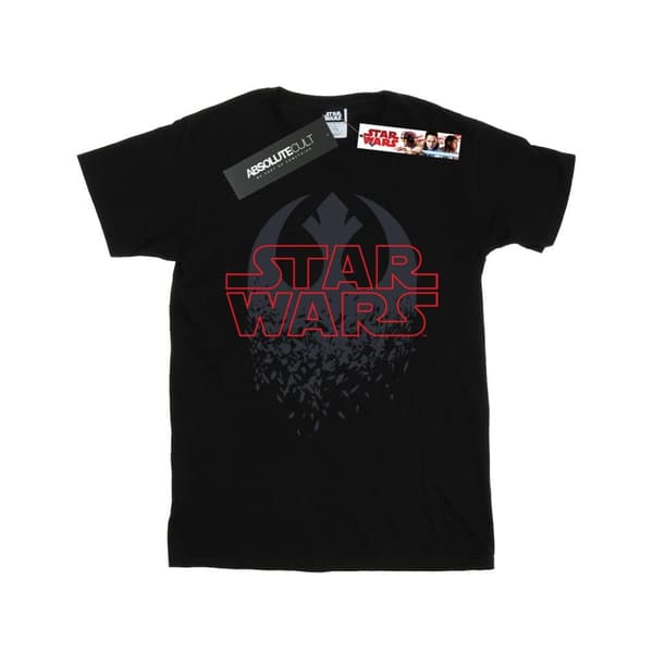 Star Wars Girls The Last Jedi Shattered Emblem Cotton T-Shirt