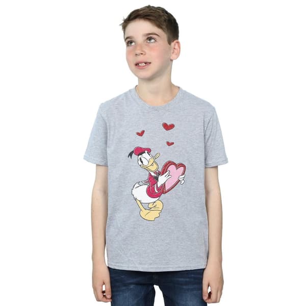 Disney Pojkar Donald Duck - T-shirt med kärlekshjärta