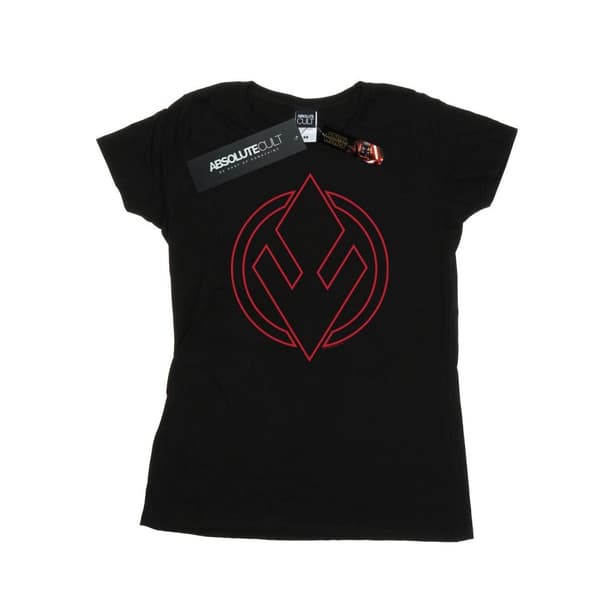 Star Wars Womens/Ladies The Rise Of Skywalker Sith Order Insignia Cotton T-Shirt
