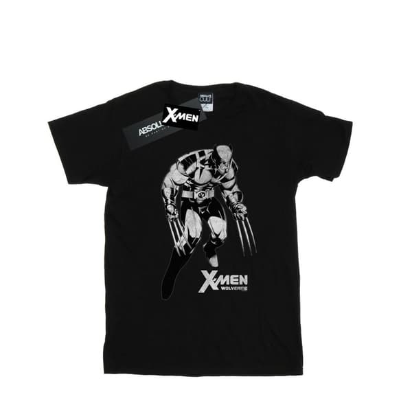 Marvel Womens/Ladies X-Men Wolverine Tonal Cotton Boyfriend T-Shirt