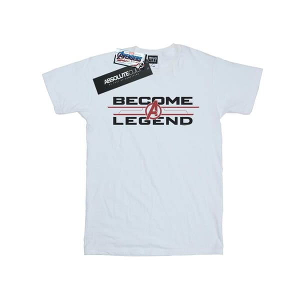 Marvel Mens Avengers Endgame Become A Legend T-shirt White XXL