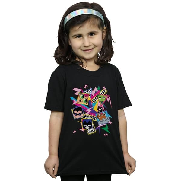 DC Comics Girls Teen Titans Go 80s Icons Cotton T-Shirt