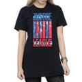 Miniatyrbild 3 av 5: DC Comics Dam/Tjej Justice League Movie Team Flag Bomull Boyfriend T-shirt