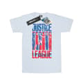 Miniatyrbild 1 av 5: DC Comics Dam/Tjej Justice League Movie Team Flag Bomull Boyfriend T-shirt