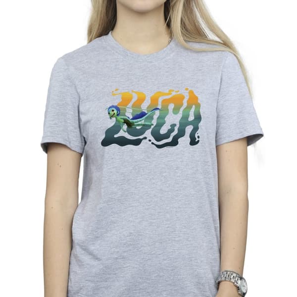 Disney Dam/Lady Luca Swim Boyfriend T-shirt i bomull