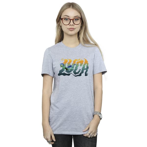 Disney Dam/Lady Luca Swim Boyfriend T-shirt i bomull