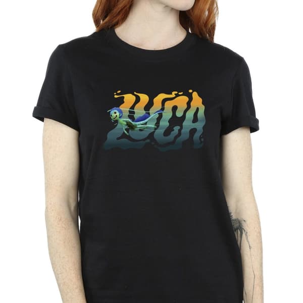 Disney Dam/Lady Luca Swim Boyfriend T-shirt i bomull