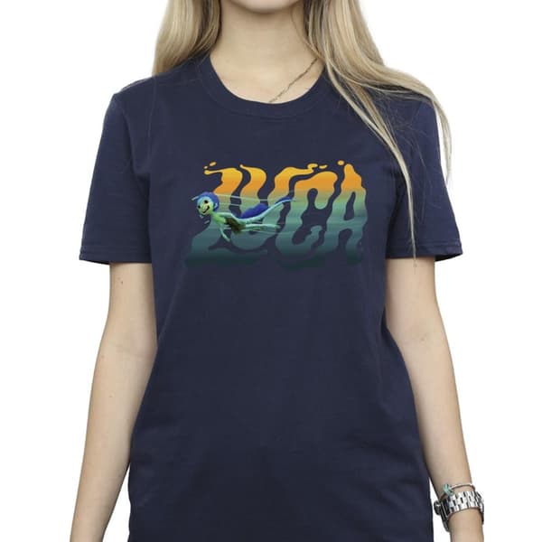 Disney Dam/Lady Luca Swim Boyfriend T-shirt i bomull